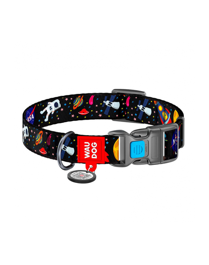 Waudog Obroża Dla Psa Rysunek Nasa 24-40cm 20mm główny