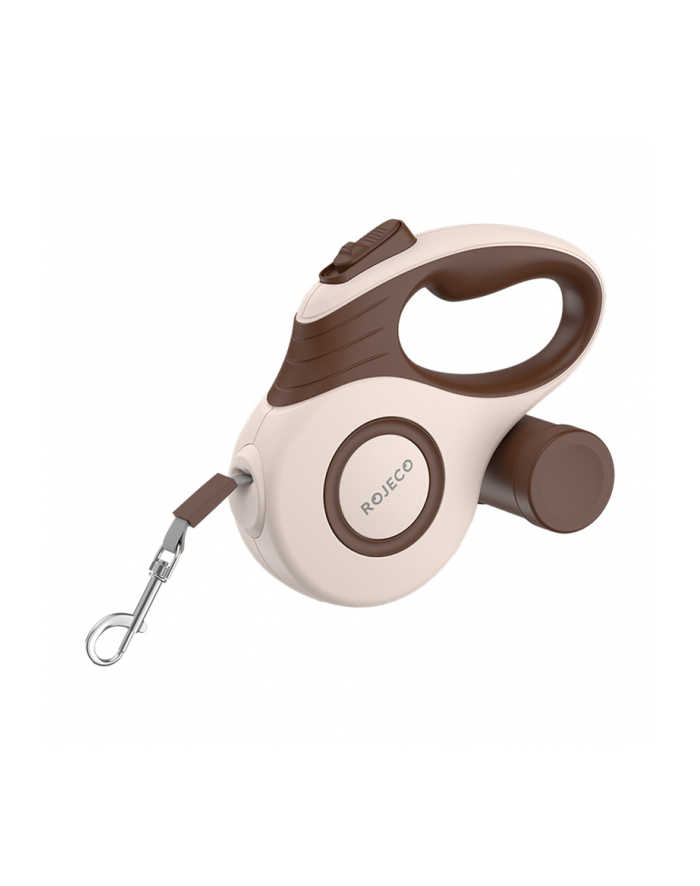 Smycz Automatyczna 5M Rojeco A12 Brązowa główny