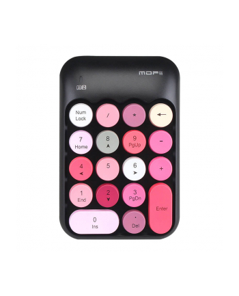 Bezprzewodowa klawiatura numeryczna MOFII X910 (Czarna+Czerwona)