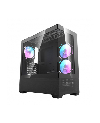 Darkflash DS900 AIR (czarny) + 7 wentylatorów ARGB (DS900AIRBLACK+FA)