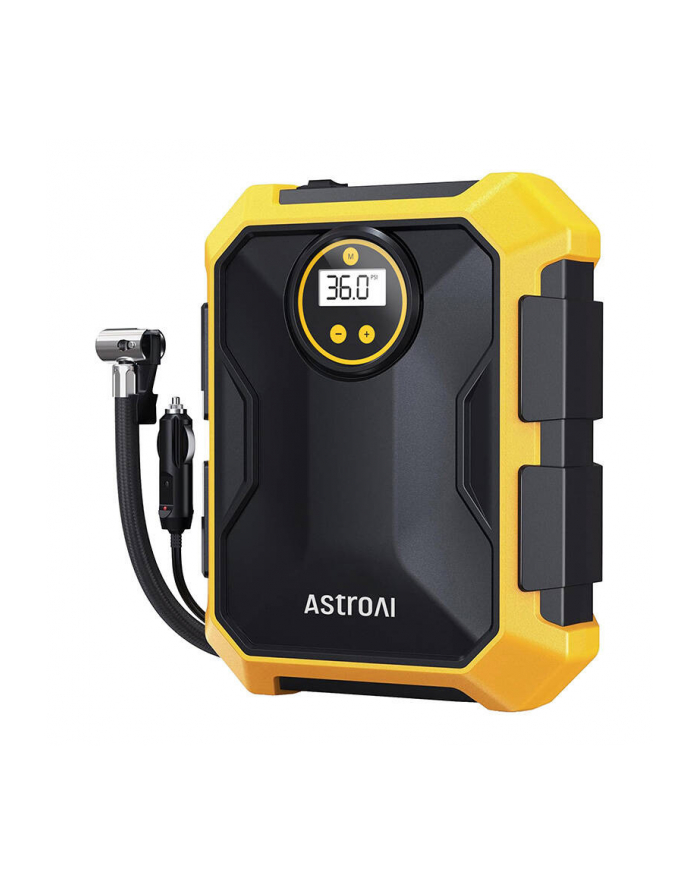 Kompresor Powietrza AstroAI CZK-3674 12V DC 100PSI żółty główny