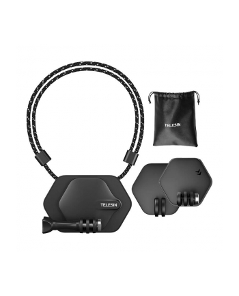 Zestaw 4w1 Uchwyt na Szyję Magnetyczny Magnes Szybkozłączka do GoPro / SJCAM / Xiaomi / DJI / TE-MMK-001 nr 1
