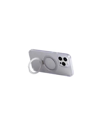 Joyroom Magnetyczne etui ochronne z uchwytem Joyroom JR-BP004 do iPhone 15 Pro Max (transparentne) ]]