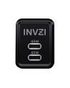 Invzi Ładowarka Sieciowa Gan 2X Usb C 45W Eu Czarna - nr 2