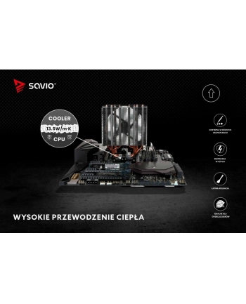 savio Pasta termoprzewodząca Glacier 13,5 W/mK, 1g TG-03