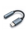 qoltec Adapter USB-C | Jack 3.5mm | 10 cm - nr 1
