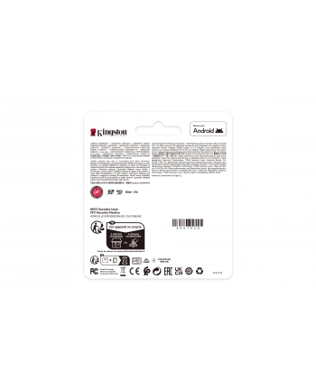 kingston Karta pamięci SD 64GB Canvas Select Plus Gen3 100MB/s