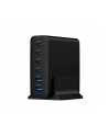 gembird Ładowarka uniwersalna 75W GaN 2xUSB-A 4xUSB-C szybkie ładowanie czarna - nr 1