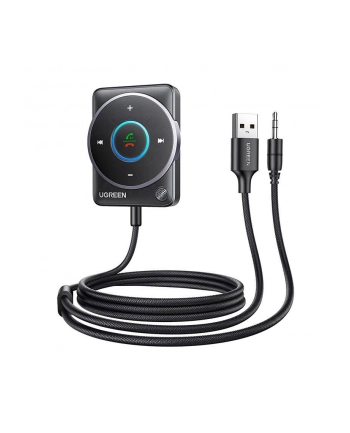 Adapter Bluetooth 5.4 Ugreen CM723, USB + mini jack 3.5mm, wbudowany mikrofon (czarny)