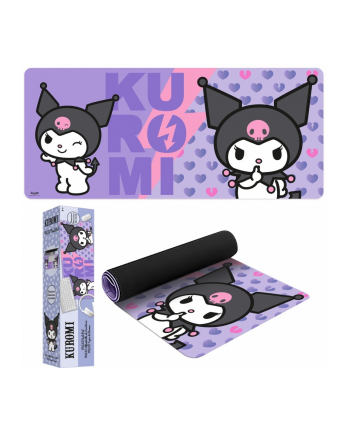 kids euroswan Mata podkładka pod myszkę 80x35cm Kuromi Hello Kitty nr 1