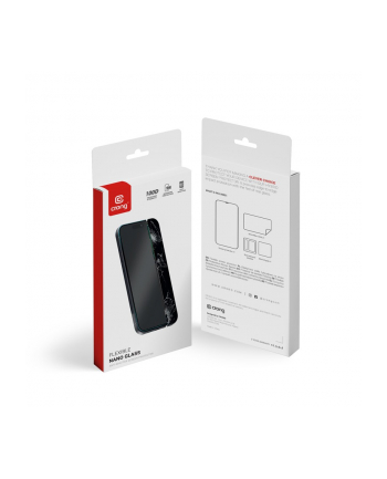 crong Niepękające szkło hybrydowe Nano Glass iPhone 16 Pro