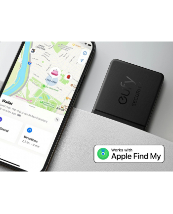 anker Lokalizator GPS Eufy Smart Tracker Card, czarny