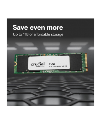 crucial Dysk SSD E100 2TB M.2 NVMe 2280 PCIe 4.0 5000/4500 MB/s