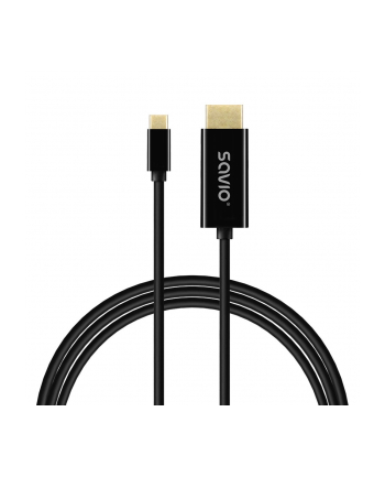 savio Kabel USB-C do HDMI CL-191 30Hz, 2m plastik nr 2