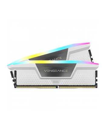 corsair Pamięć DDR5 Vengeance RGB 32GB/6000 (2*16GB) CL30 Intel XMP, BIAŁY