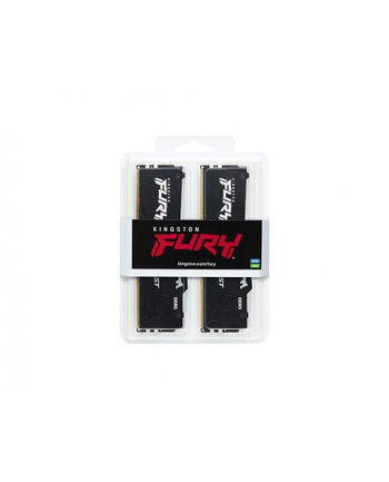 kingston Pamięć DDR5 Fury Beast RGB 128GB(2*64GB)/5600 CL36 czarna