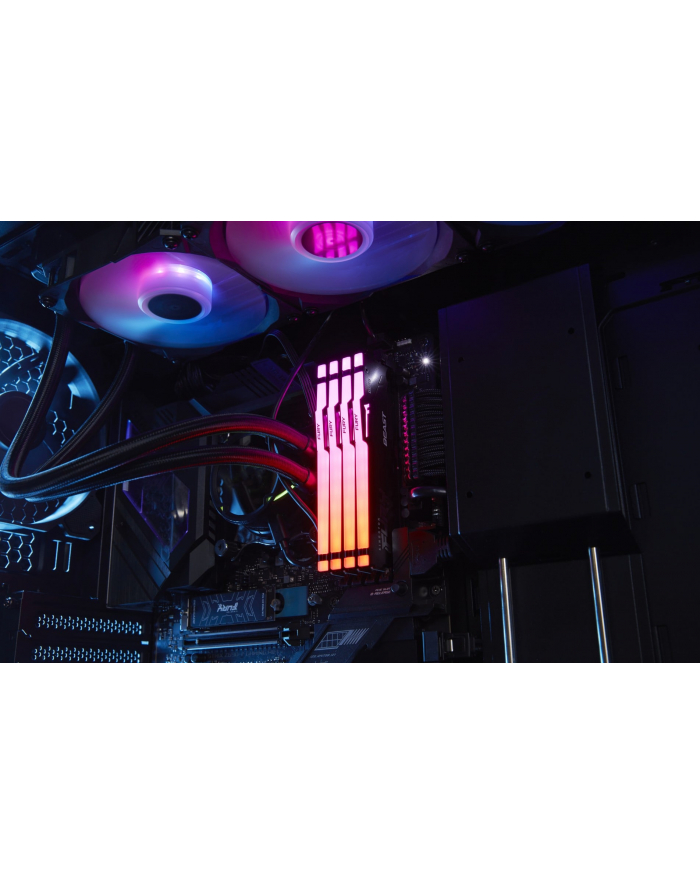 kingston Pamięć DDR5 Fury Beast RGB 128GB(2*64GB)/5600 CL36 czarna główny