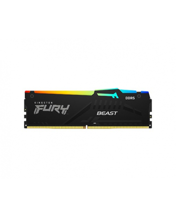 kingston Pamięć DDR5 Fury Beast RGB 64GB(1*64GB)/5600 CL40 czarna