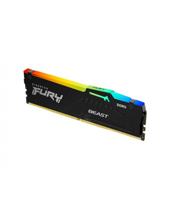 kingston Pamięć DDR5 Fury Beast RGB 64GB(1*64GB)/5600 CL40 czarna