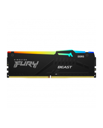 kingston Pamięć DDR5 Fury Beast RGB 128GB(2*64GB)/5600 CL40 czarna