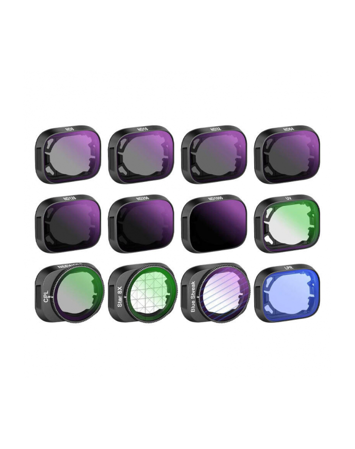 Neewer Zestaw Filtrów Do Dji Mini 3 / Mini 3 Pro Fl25 Nd8/16/32/64/128/256/Nd1000/Uv/Cpl/Bsa/Lpr/S (65025) główny