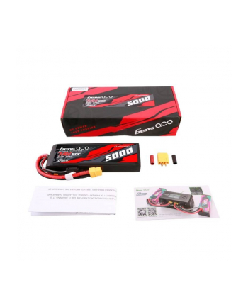 Gens Ace Gtech 5000Mah 7.4V 60C 2S1P Lipo Pc Material Case With Xt60 Plug (65540)