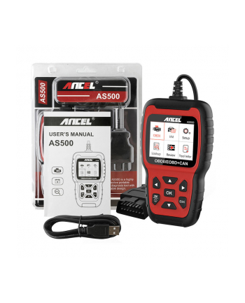 Ancel Skaner Diagnostyczny Obd2 As500/Ac105