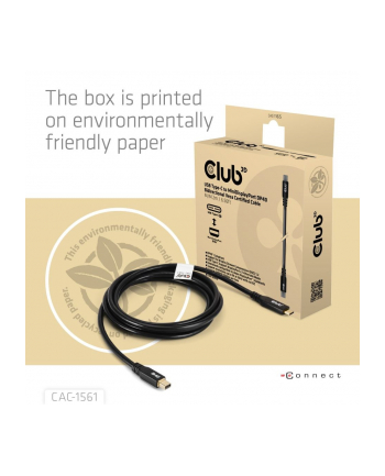 Club 3D Club3D Kabel USB-C do MiniDisplayPort 2.1, 8K30Hz, DSC1.2, UHBR10, 2m nr 2