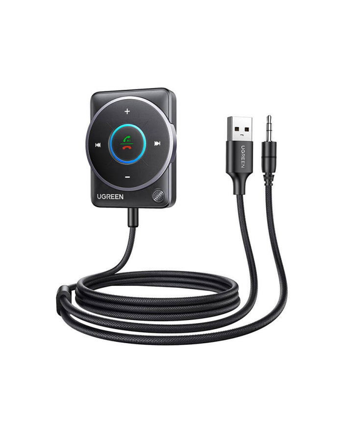 Adapter Bluetooth 5.4 Ugreen CM723, USB + mini jack 3.5mm, wbudowany mikrofon (czarny) główny