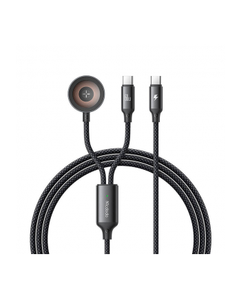 Mcdodo 2W1 Ca 2200 Usb C Ładowarka Apple Watch 60W 1 2M Czarny nr 2