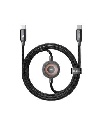Mcdodo 2W1 Ca 2580 Usb C Ładowarka Apple Watch 60W 1 5M Czarny nr 2