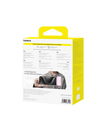 Baseus Os Compact Ip 5000Mah 20W Różowy 5000 Mah nr 1