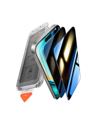 Torras Ochronne Wytrzymałe Szkło Hartowane Prywatyzujące Iphone 16 9h+ nr 2