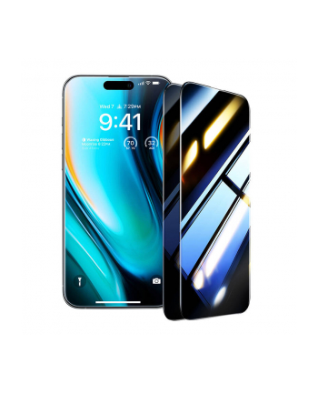 Torras Ochronne Wytrzymałe Szkło Hartowane Prywatyzujące Iphone 16 9h+ nr 1