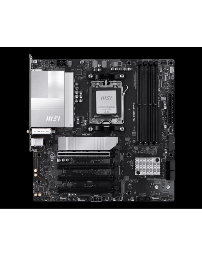 msi Płyta główna PRO B850M-P WIFI AM5 4DDR5 ATX główny