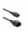 QOLTEC 50457 Kabel zasilający do UPS IEC C13/C14 3x0.75mm 1m - nr 1