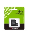 kingston Karta pamięci microSD  64GB Canvas Select+ G3 100MB/s Adapter - nr 38