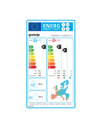 Klimatyzator Split Gorenje Titan35In Cj 20011463