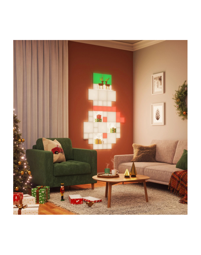 Nanoleaf Blocks Squares zestaw 6 nowoczesnych naściennych paneli świetlnych główny
