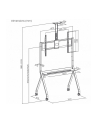 art Mobilny stojak + uchwyt do TV 55-100 '' 120kg S-14 Vesa 900x600 Heavy Duty - nr 3