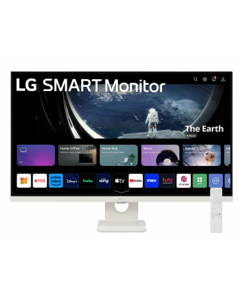 LG 32U721SA-W 31.5inch Smart Monitor UHD IPS WebOS 60Hz 5ms 250cd/m2 HDMI2.1x2 USB C PD 65W HUB USB