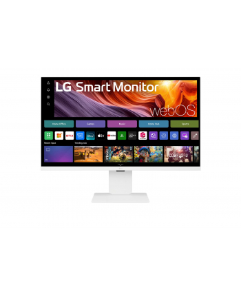LG 32U850SA-W 31.5inch Smart Monitor UHD IPS WebOS 60Hz 5ms 400cd/m2 HDMIx2 USB C PD 90W HUB USB Camera Pivot nr 2