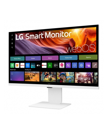 LG 32U850SA-W 31.5inch Smart Monitor UHD IPS WebOS 60Hz 5ms 400cd/m2 HDMIx2 USB C PD 90W HUB USB Camera Pivot nr 1