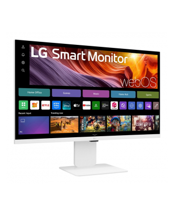 LG 32U850SA-W 31.5inch Smart Monitor UHD IPS WebOS 60Hz 5ms 400cd/m2 HDMIx2 USB C PD 90W HUB USB Camera Pivot nr 2