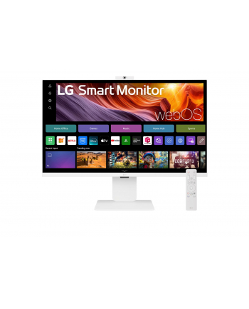 LG 32U850SA-W 31.5inch Smart Monitor UHD IPS WebOS 60Hz 5ms 400cd/m2 HDMIx2 USB C PD 90W HUB USB Camera Pivot nr 1