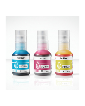 BROTHER BTD100 INK BOTTLE VALUE PK 1XC/M/Y - CEE