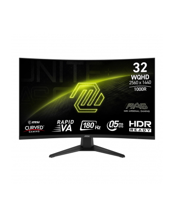 MSI MAG 325CQF 31.5inch Curved Radip VA WQHD 180Hz 300cd/m2 1ms 2xHDMI2.1 DP nr 1