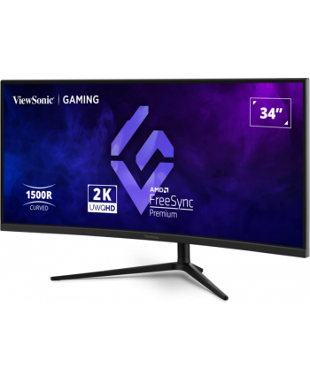 VIEWSONIC VX3418C-2K 34inch 21:9 3440x1440 VA 1500R curved 180Hz 1ms HDMIx2 DP HDR10 height speakers nr 2