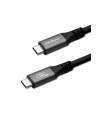 qoltec Kabel USB4 Ultra-Fast | USB-C PD 240W | Thunderbolt 3/4 | 4K |   40Gb/s | 1m | Czarny - nr 4