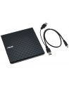 ASUS SDRW-08D2S-U Lite ext.Slim DVD Writer 8x DVD±R 6x DVD±R DL 5x DVD-RAM USB 2.0 incl.Cyberlink Power2Go black - nr 6